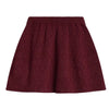 the new society luma skirt burgundy