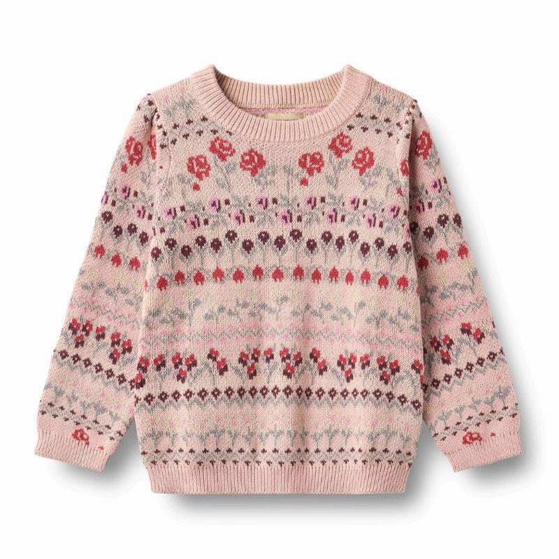 wheat mikmak sweater rose