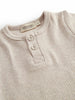 marmar copenhagen short sleeve baby body light beige melange