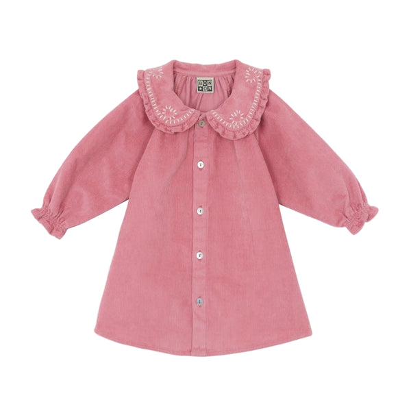 bonton minnie baby dress pink