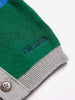bobo choses color block baby cardigan multicolor