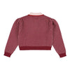 morley zug knit polo burgundy