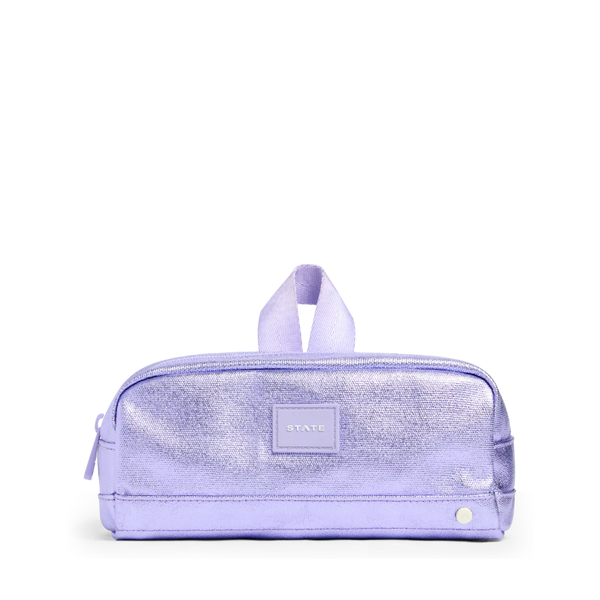 state bags clinton pencil case lilac