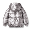 wheat eli puffer parka silver flower meadow
