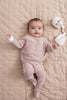 marmar copenhagen taki baby cardigan faded rose