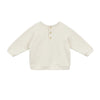 arsene & les pipelettes embroidered baby sweatshirt off-white