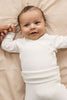 marmar copenhagen baby onesie & legging set gentle white
