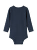 marmar copenhagen long sleeve baby body pilot navy