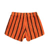 bobo choses striped terry baby shorts brick/orange