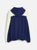 bellerose farral hooded sweatshirt blue