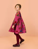 oilily douce botanique dress red violet