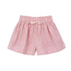 arsene & les pipelettes vichy shorts rose
