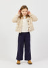 arsene & les pipelettes sherpa cardigan beige
