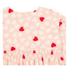 bonton dona hearts dress rose detail