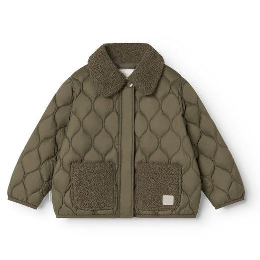 marmar copenhagen orleans baby puffer jacket olive