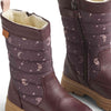 wheat koa tex winter boots plum truffle stars