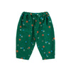 bobo choses blossom all over corduroy baby pants dark green