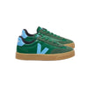 veja volley elastic laces leather sneakers golf aqua natural
