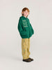 bobo choses mr footish hoodie dark green