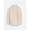 bellerose aikar teddy jacket ecru