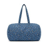 louis louise pom pom duffle bag blue