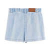 bellerose waves mini skort light blue bleach