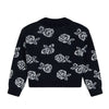 the new society fleckers baby cardigan navy