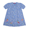 oilily disona dress dandelions ultramarine