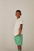 gray label bermuda shorts bright green