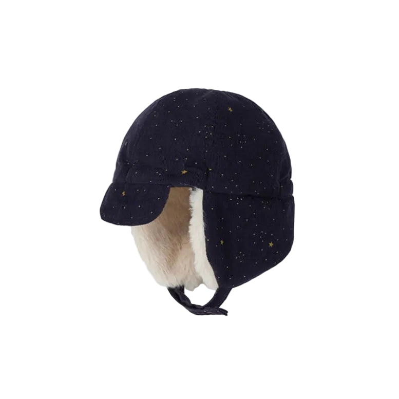 arsene & les pipelettes star baby hat navy