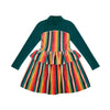 the middle daughter twofold dress multi-stripe