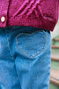 bonton heart denim pants blue