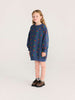 bobo choses stamp bloom all over sweatshirt dress navy blue