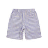 arsene & les pipelettes striped bermuda shorts cobalt