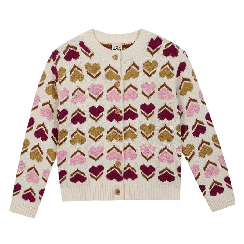 bonton maligne cardigan milk