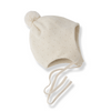 1+ in the family knit baby beanie ecru