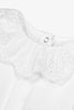tartine et chocolat ruffle collar baby body white