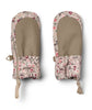 wheat technical baby mittens grey moon flowers