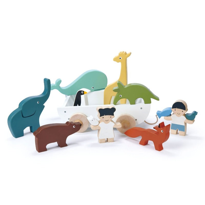 Tender Leaf Toys Little Otter Canal Boat