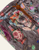 oilily pling paris print velvet pants taupe