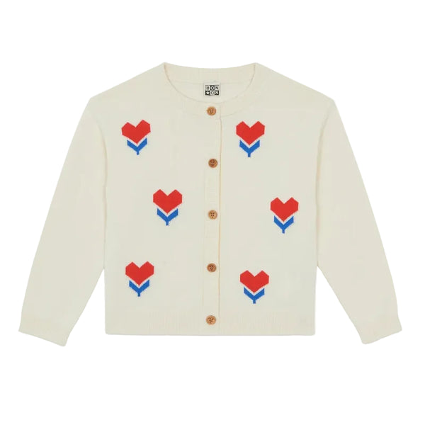bonton nina cardigan ecru