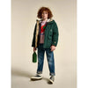 bellerose harland parka bottle green