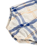bobo choses fun tartan baby romper white