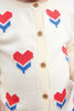 bonton nina baby cardigan ecru