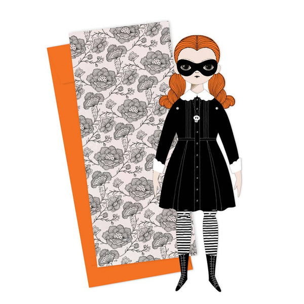 of unusual kind wednesday mailable paper doll