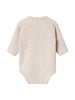 marmar copenhagen belita wrap baby body light beige melange