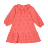 bonton daria dress pink faroe