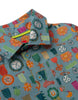 oilily bertus trophy button down shirt bristol blue