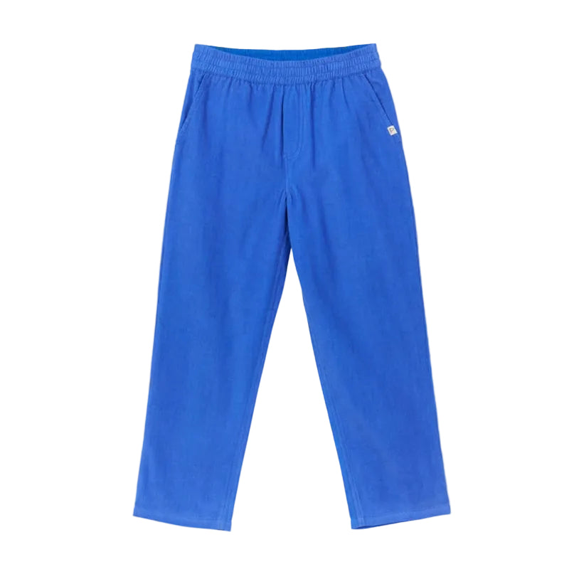 arsene & les pipelettes fine corduroy trousers cobalt blue