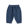 bobo choses stamp bloom all over baby corduroy pants blue
